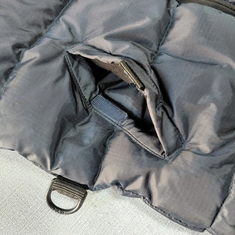 Gap Kids Down Filled Puffer Vest Boy's 7/8 Navy Blue Zip Front Gorpcore Outdoor
